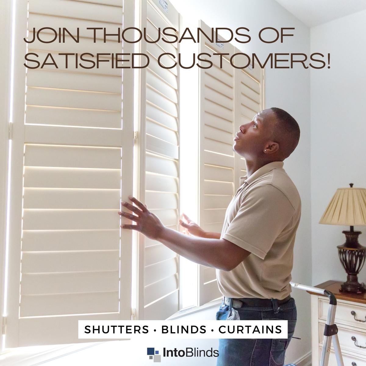 Into Blinds ad creative